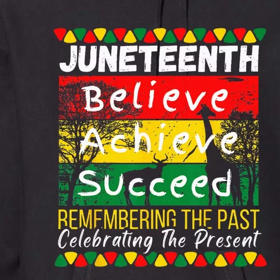 Juneteenth Is My Independence Day Black Pride Melanin Premium Hoodie