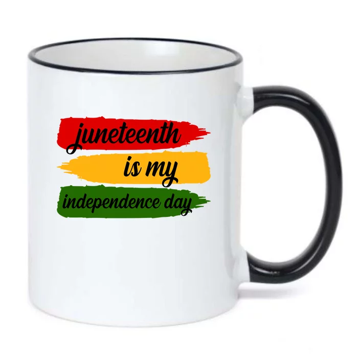 Juneteenth Is My Independence Day Black Color Changing Mug