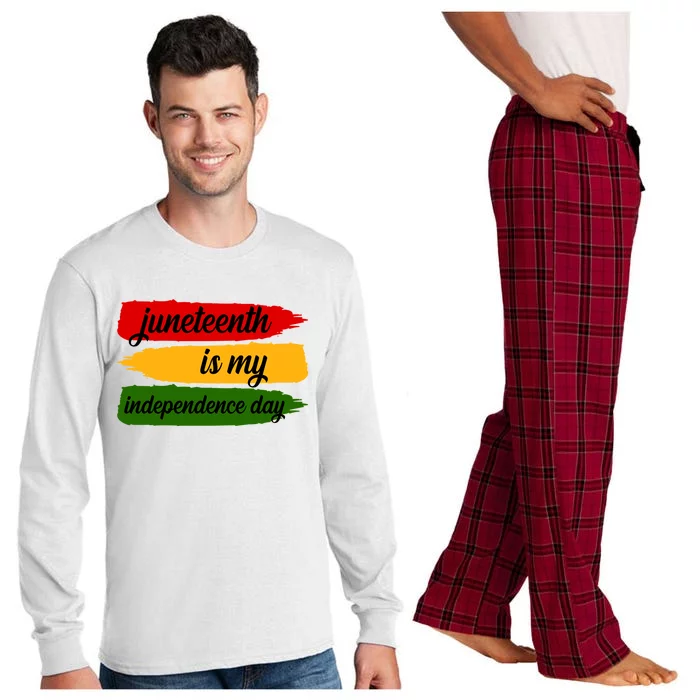 Juneteenth Is My Independence Day Long Sleeve Pajama Set