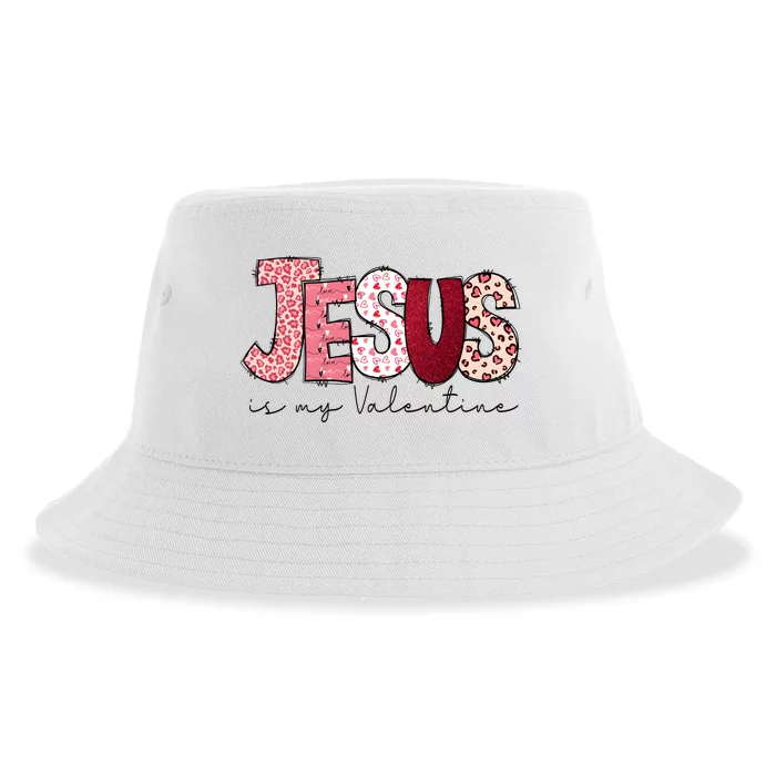 Jesus Is My Valentine Matching Couple Lover Sustainable Bucket Hat