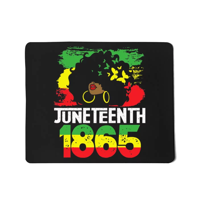 Juneteenth Is My Independence Day Black Women Black Pride Mousepad