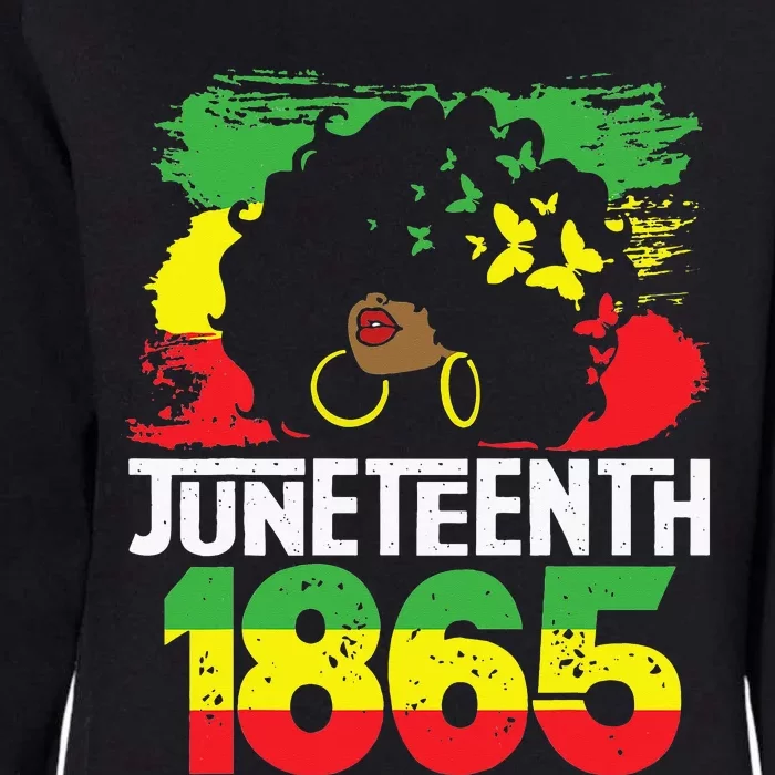 Juneteenth Is My Independence Day Black Women Black Pride Womens California Wash Sweatshirt