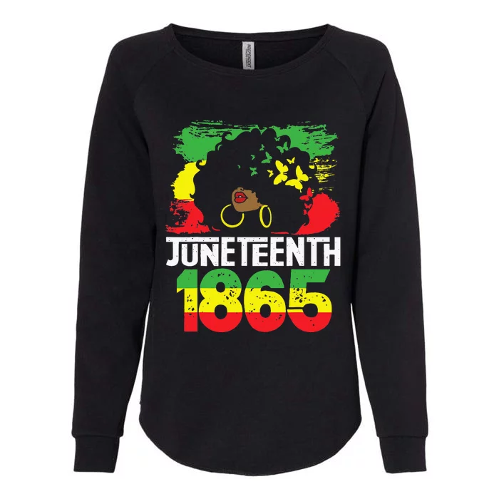 Juneteenth Is My Independence Day Black Women Black Pride Womens California Wash Sweatshirt