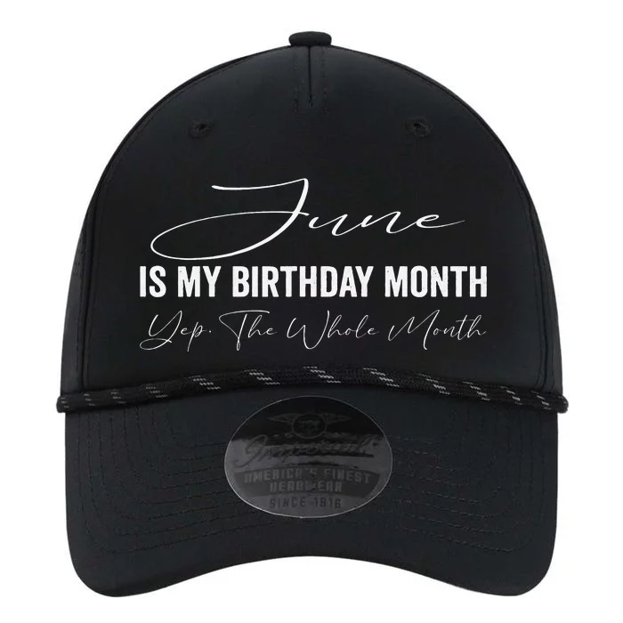 June is my birthday month yep the whole month Performance The Dyno Cap