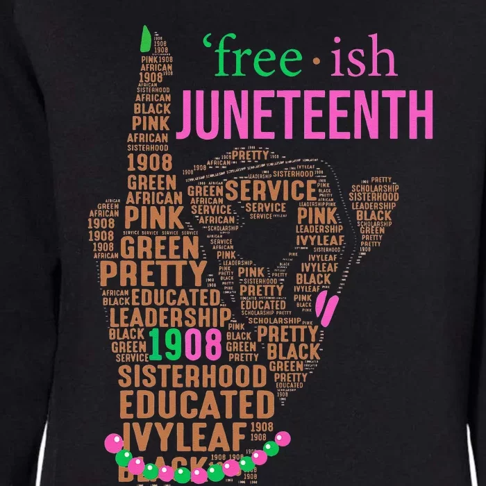 Juneteenth Is My Independence Day Since 1865 Womens California Wash Sweatshirt