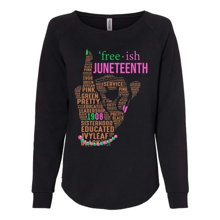 Juneteenth Is My Independence Day Since 1865 Womens California Wash Sweatshirt