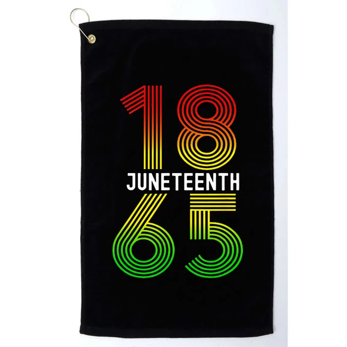 Juneteenth Is My Independence Day Black Pride Platinum Collection Golf Towel