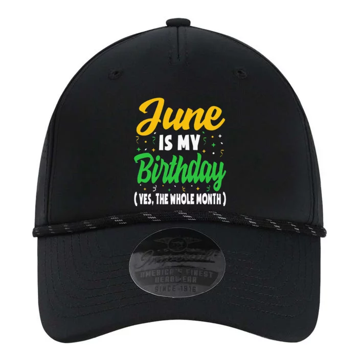 June Is My Birthday The Whole Month June Birthday Performance The Dyno Cap