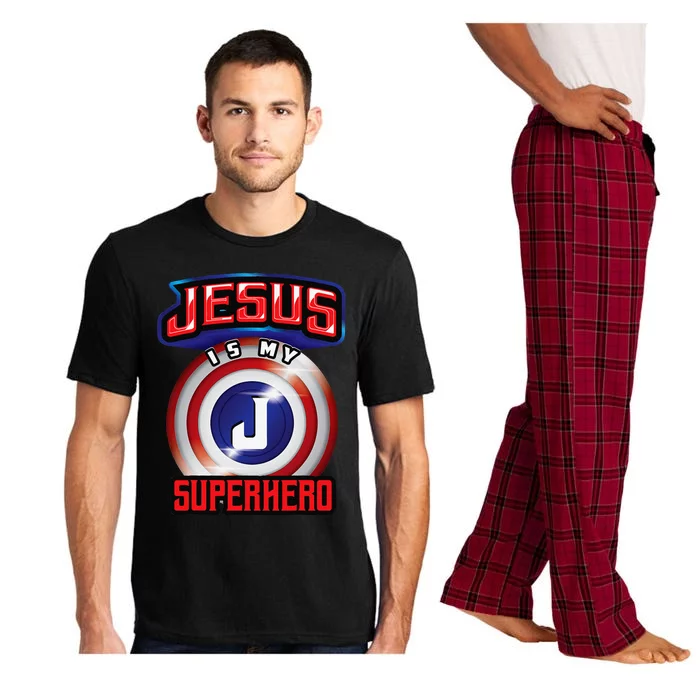 Jesus Is My Superhero Cute Powerful Christian Gift Pajama Set