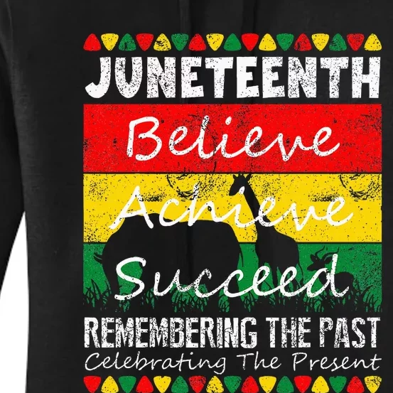 Juneteen Is My Independence Day Black Pride Women's Pullover Hoodie