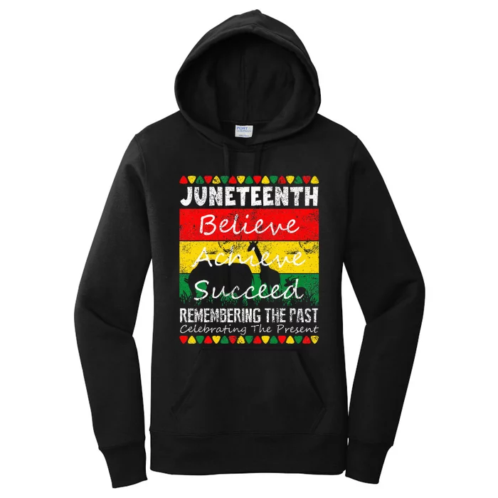 Juneteen Is My Independence Day Black Pride Women's Pullover Hoodie