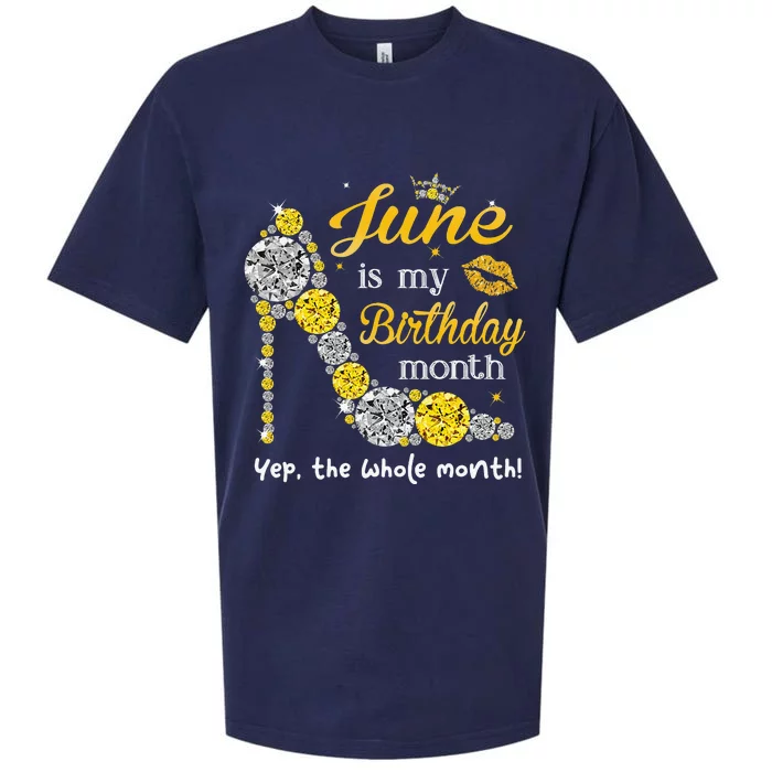 June Is My Birthday Wo Birthday Gifts Wo Sueded Cloud Jersey T-Shirt