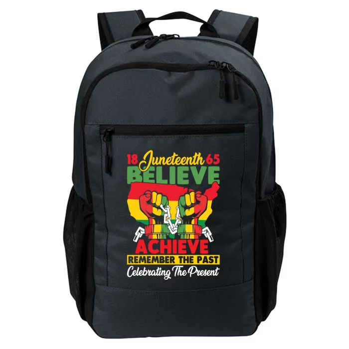 Junenth Is My Independence Day Believe Achieve Succeed Gift Daily Commute Backpack