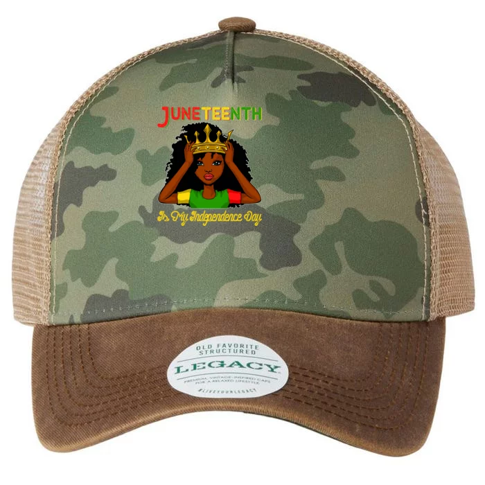 Juneteenth Is My Independence Day Gift Black Black Queen Gift Legacy Tie Dye Trucker Hat