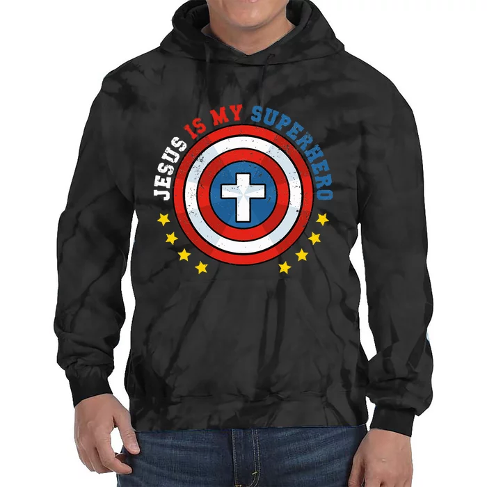 Jesus Is My Superhero Luke 1910 He Came To Save The Lost Tie Dye Hoodie