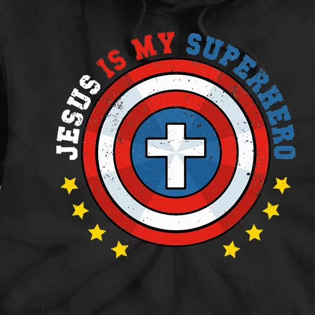 Jesus Is My Superhero Luke 1910 He Came To Save The Lost Tie Dye Hoodie