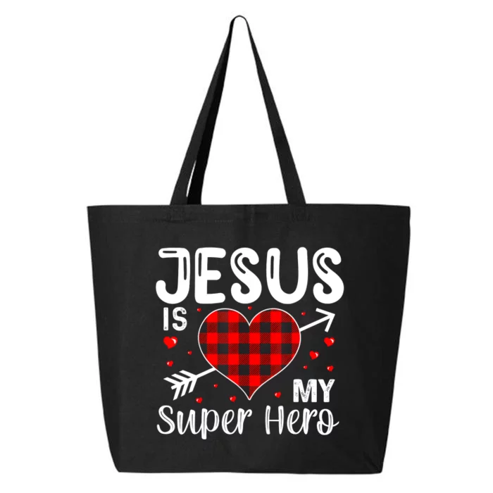 Jesus Is My Superhero Cute Powerful Christian 25L Jumbo Tote