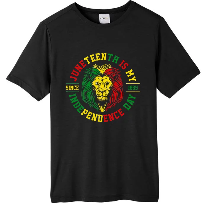 Juneteenth Is My Independence Day Lion Free Ish ChromaSoft Performance T-Shirt