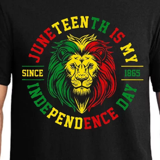 Juneteenth Is My Independence Day Lion Free Ish Pajama Set