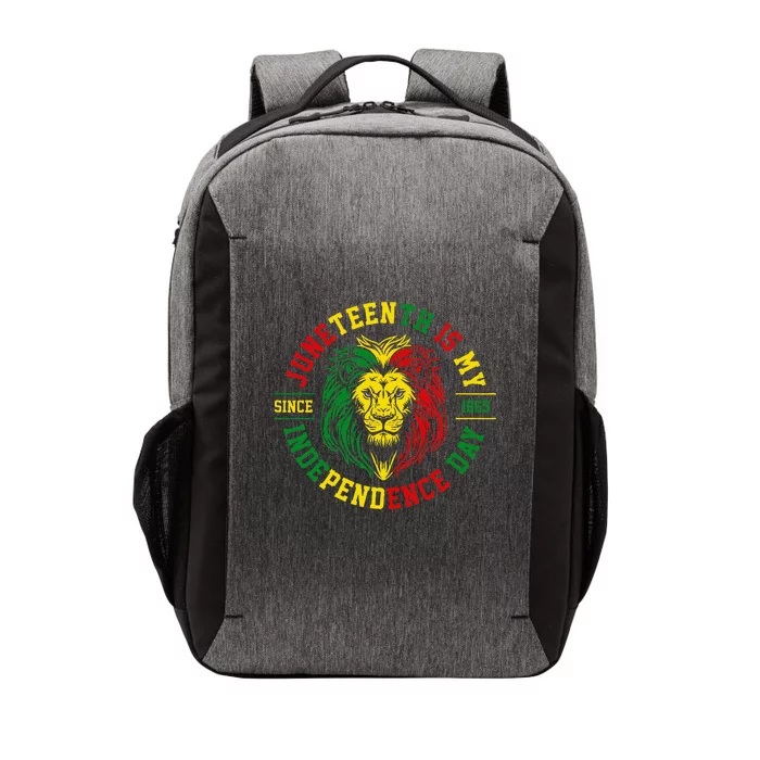 Juneteenth Is My Independence Day Lion Free Ish Vector Backpack