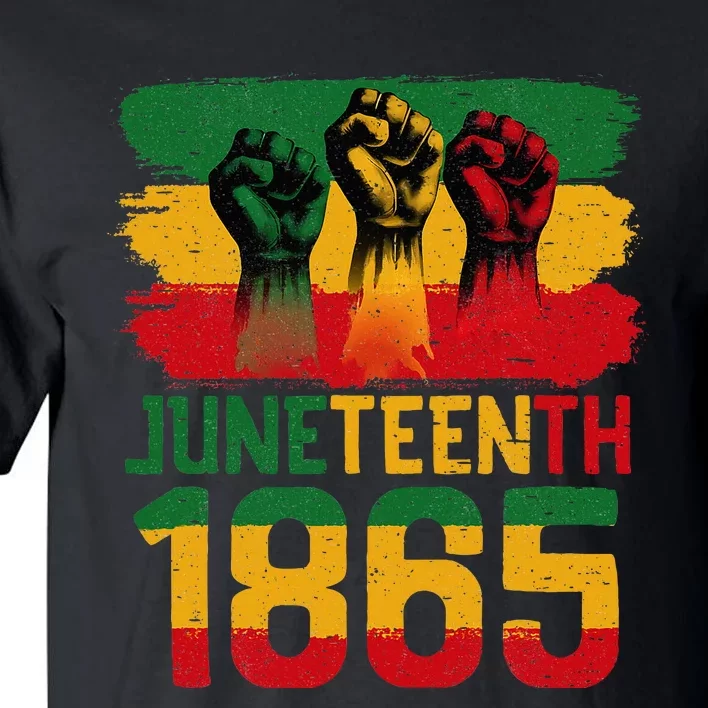 Juneteenth Is My Independence Day Black Women Freedom 1865 Tall T-Shirt