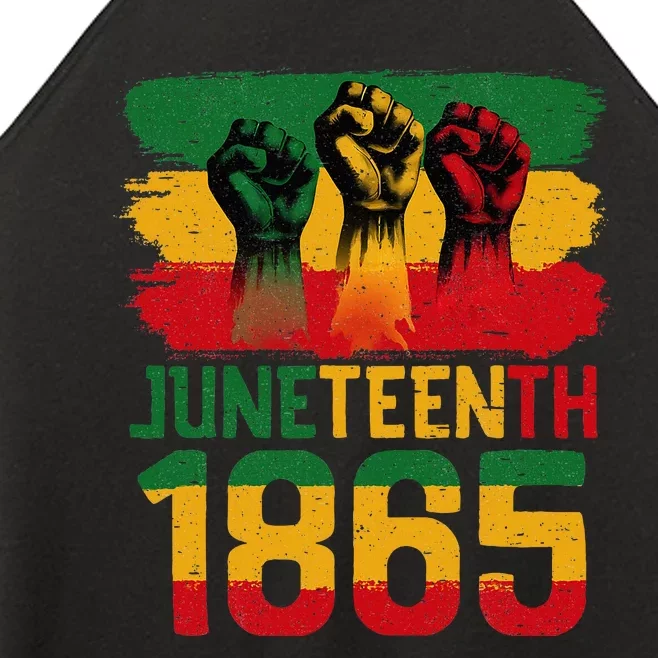 Juneteenth Is My Independence Day Black Women Freedom 1865 Women’s Perfect Tri Rocker Tank