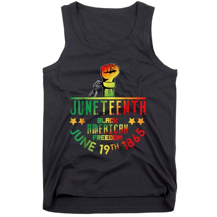 Juneteenth Is My Independence Day Black Tank Top