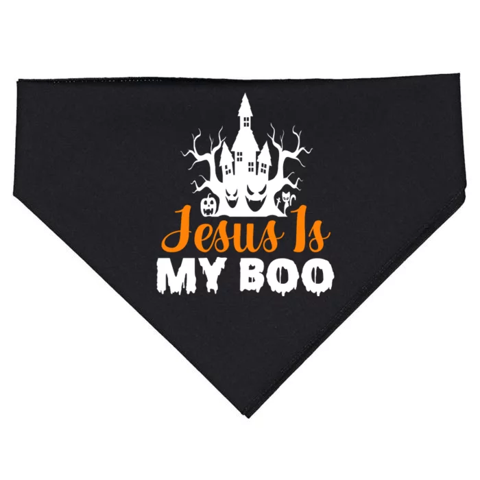 Jesus Is My BOO USA-Made Doggie Bandana