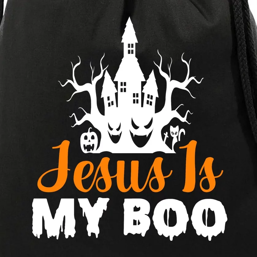 Jesus Is My BOO Drawstring Bag