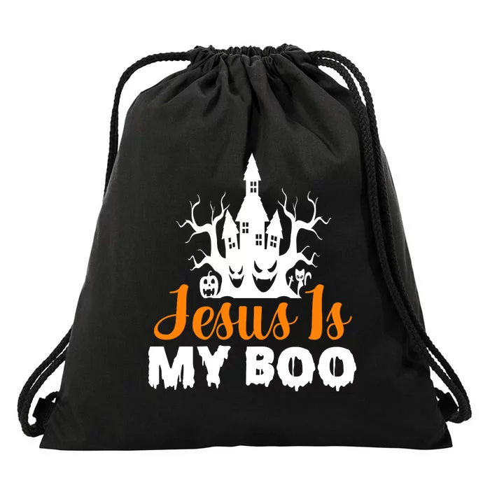 Jesus Is My BOO Drawstring Bag