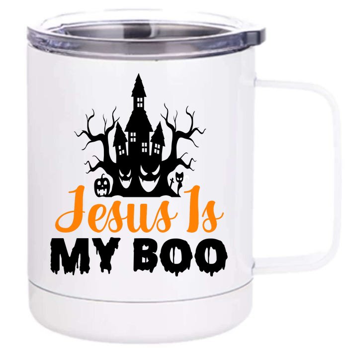 Jesus Is My BOO Front & Back 12oz Stainless Steel Tumbler Cup