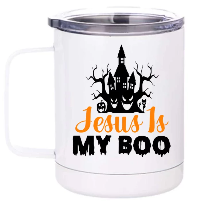 Jesus Is My BOO Front & Back 12oz Stainless Steel Tumbler Cup