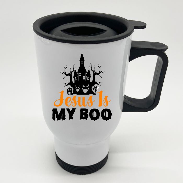 Jesus Is My BOO Front & Back Stainless Steel Travel Mug