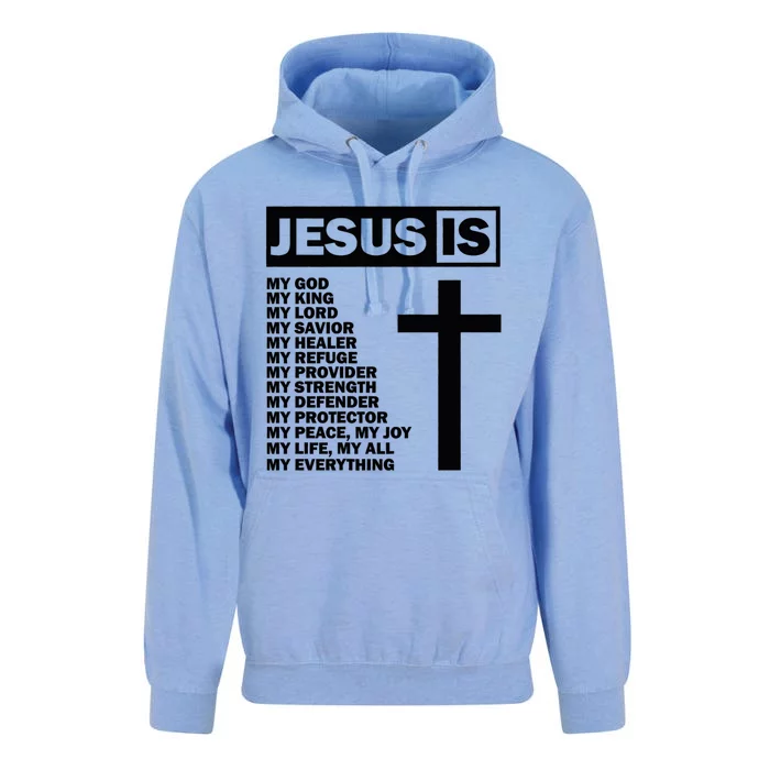 Jesus Is My All My Everything My God Lord Savior Unisex Surf Hoodie