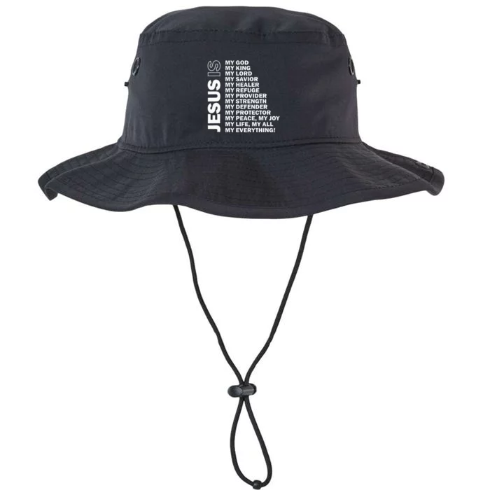 Jesus Is My All My Everything My God Lord Savior Legacy Cool Fit Booney Bucket Hat