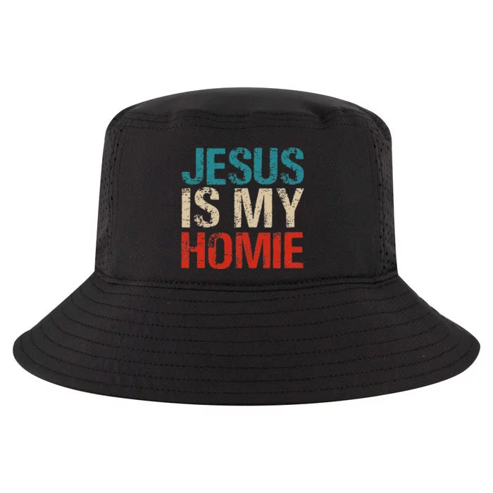 Jesus Is My Homie Cool Comfort Performance Bucket Hat