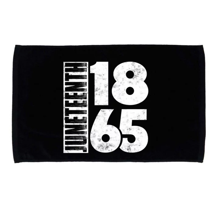 Juneteenth Is My Independence Day Black Freedom 1865 Gift Microfiber Hand Towel