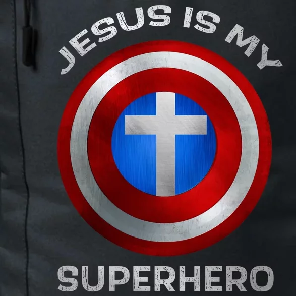 Jesus Is My Superhero Faith Shield Daily Commute Backpack