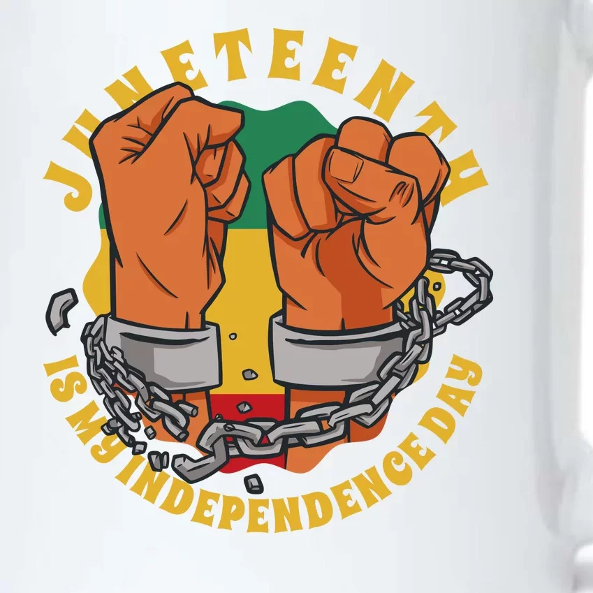 Juneteenth Is My Independence Day Black Pride Black Color Changing Mug