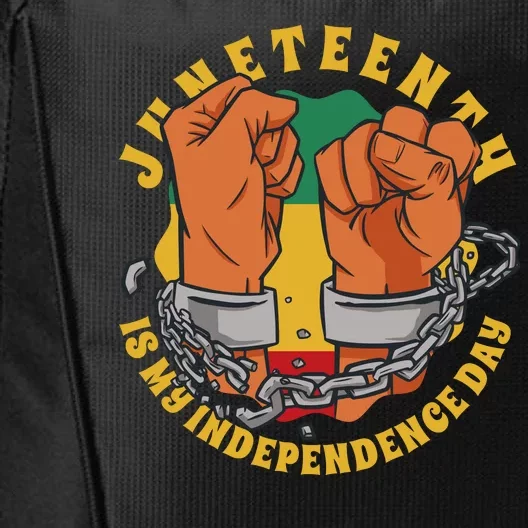 Juneteenth Is My Independence Day Black Pride City Backpack