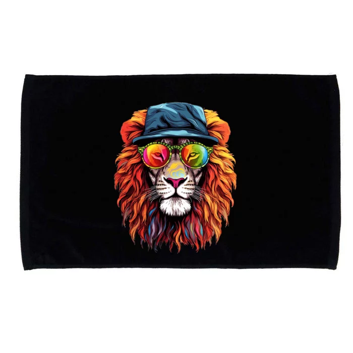 Junenth Is My Independence Day Lion Free Ish Since 1865 Gift Microfiber Hand Towel