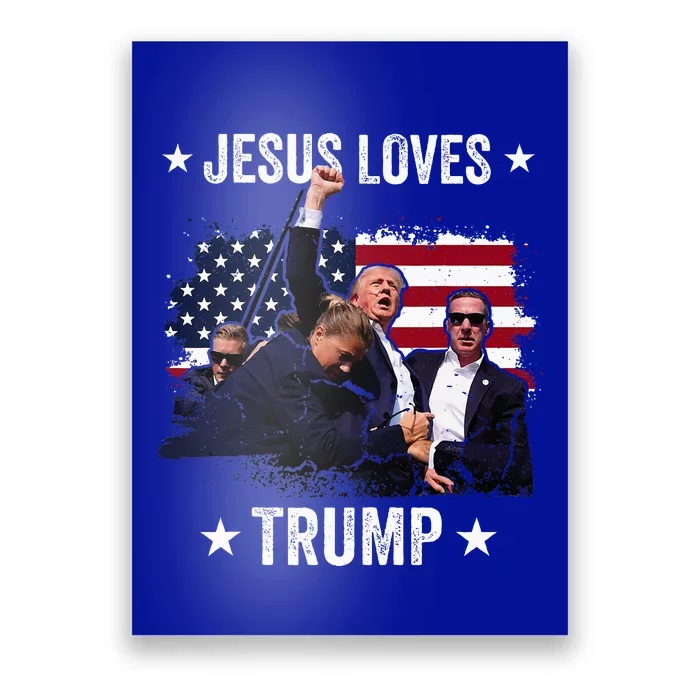 Jesus Is My Savior Trump Is My President Poster