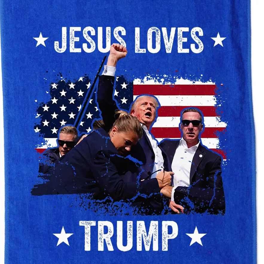 Jesus Is My Savior Trump Is My President Platinum Collection Golf Towel