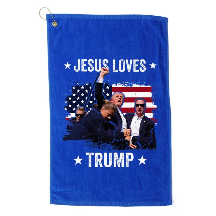 Jesus Is My Savior Trump Is My President Platinum Collection Golf Towel