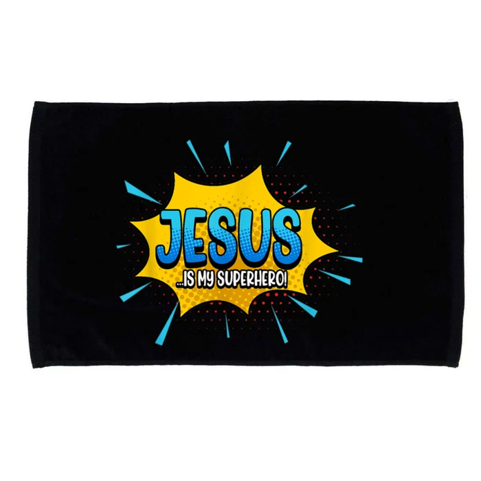 Jesus Is My Superhero God Christian Church Microfiber Hand Towel