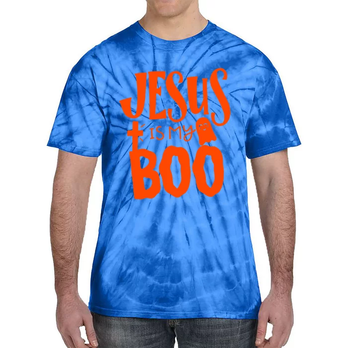 Jesus Is My Boo Funny Christian Halloween Quote Humor Gift Tie-Dye T-Shirt