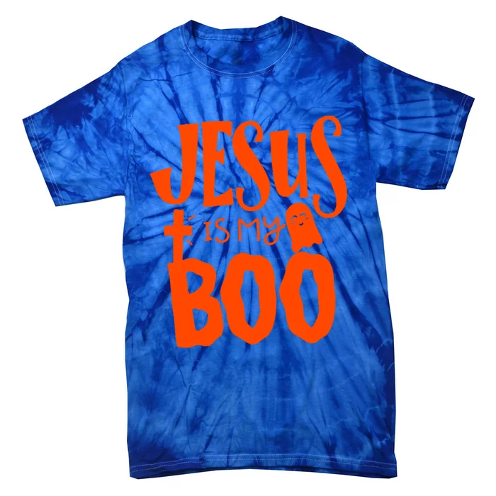 Jesus Is My Boo Funny Christian Halloween Quote Humor Gift Tie-Dye T-Shirt