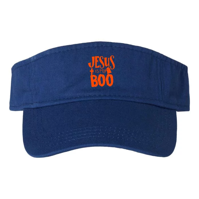 Jesus Is My Boo Funny Christian Halloween Quote Humor Gift Valucap Bio-Washed Visor