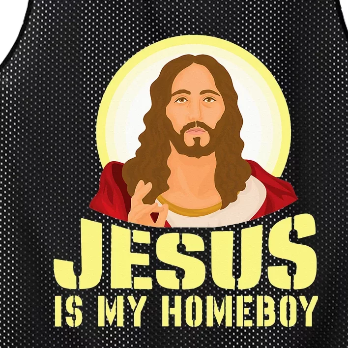 Jesus Is My Christian Faith In The King Mesh Reversible Basketball Jersey Tank