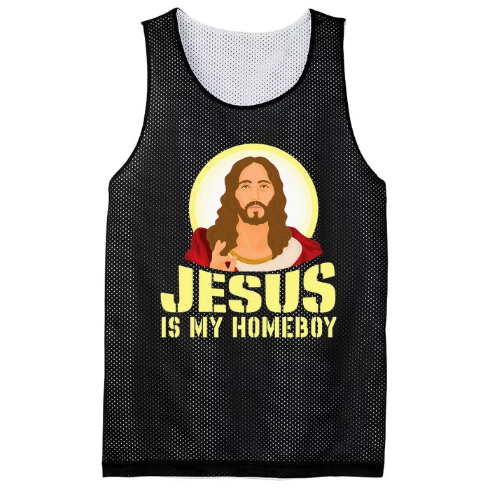 Jesus Is My Christian Faith In The King Mesh Reversible Basketball Jersey Tank